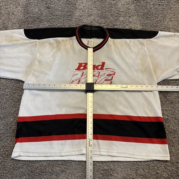 Vintage Bauer Bud Ice Beer NHL Hockey‎ Jersey Size Mens XXL 69 Budweiser - Picture 8 of 9